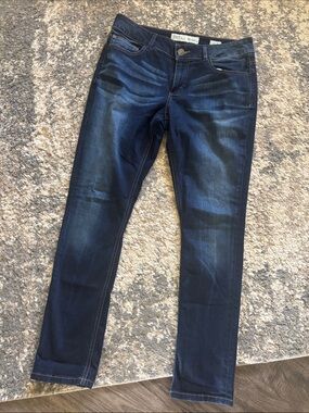 BKE Women's Dark Blue Skinny Jeans